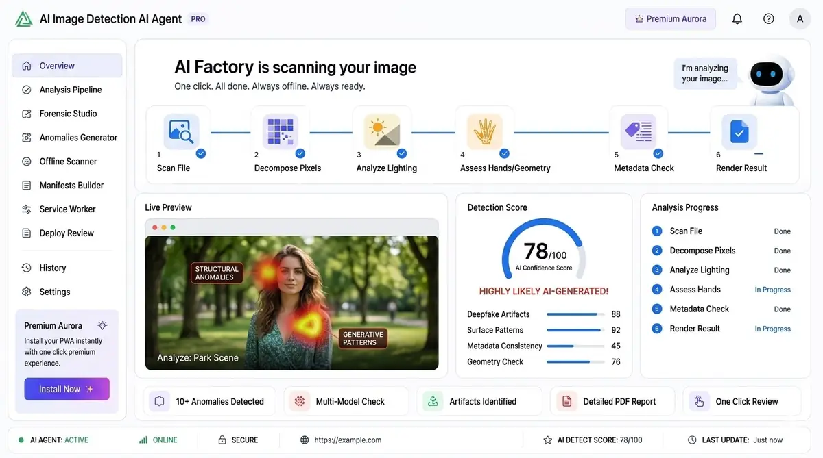 VFCP calculator AI agent dashboard — example of the VFCP calculator plan output and compliance agent software